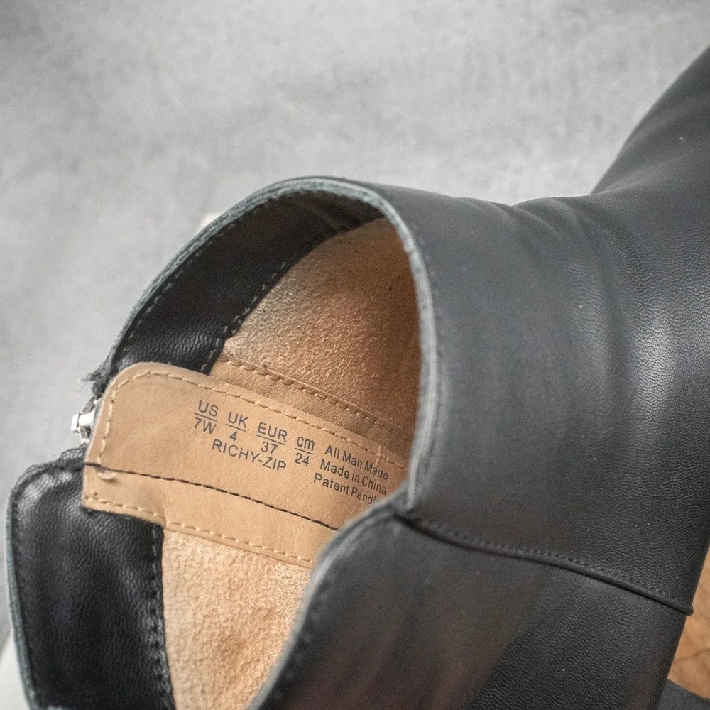 SOUL Naturalizer Women's Richy-Zip Ankle Boot Size 7 Wide MSRP$‎ 119
